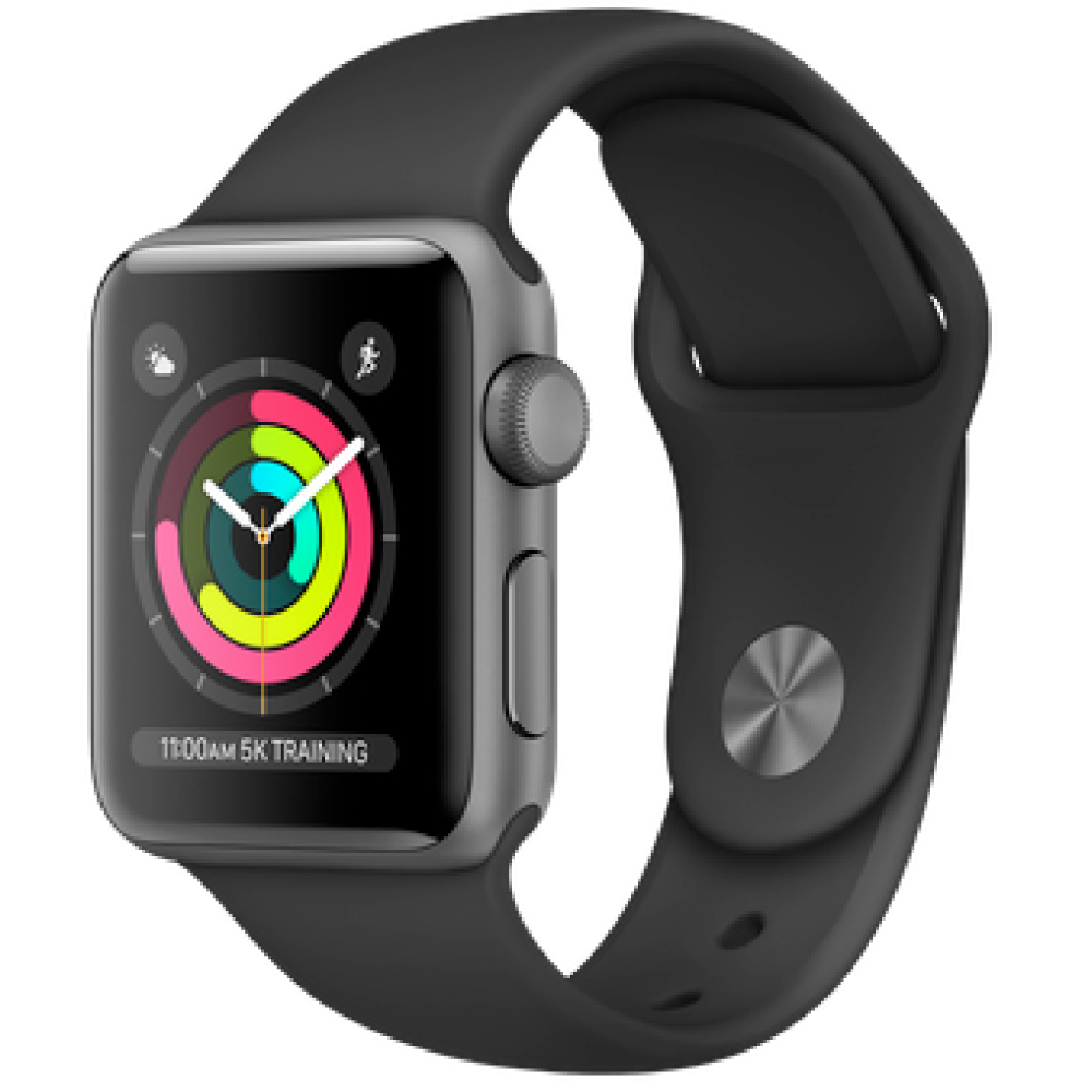 Apple Watch / Series 3 / GPS / 42mm / Space Gray Aluminum Case with